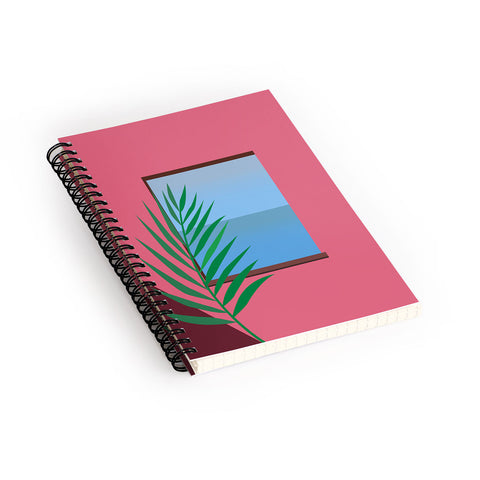 Mambo Art Studio Pink View Spiral Notebook
