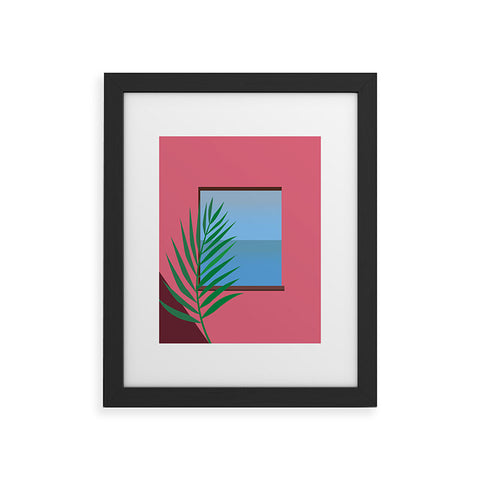 Mambo Art Studio Pink View Framed Art Print
