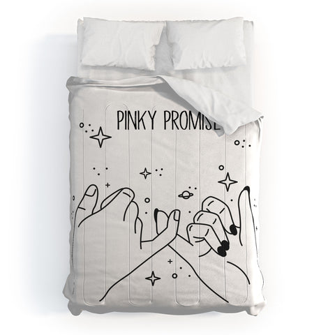 Mambo Art Studio Pinky Promise Comforter