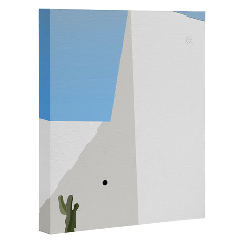 Mambo Art Studio Santorini Illustration Art Canvas