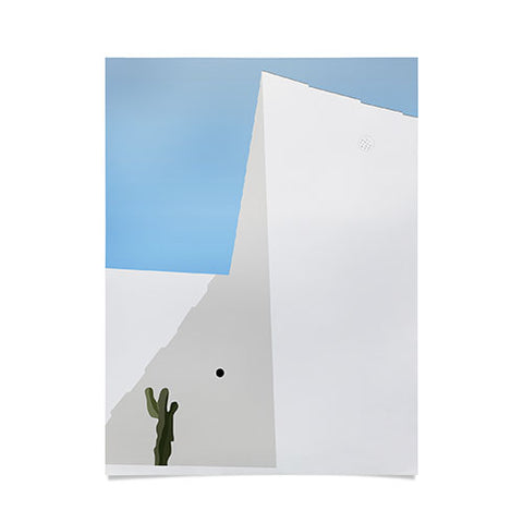 Mambo Art Studio Santorini Illustration Poster