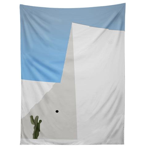 Mambo Art Studio Santorini Illustration Tapestry