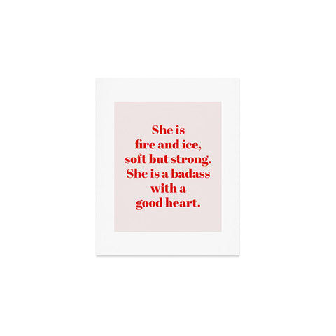 Mambo Art Studio She is Fire and Ice Art Print