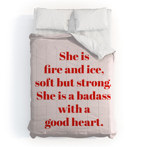 Mambo Art Studio She is Fire and Ice Comforter