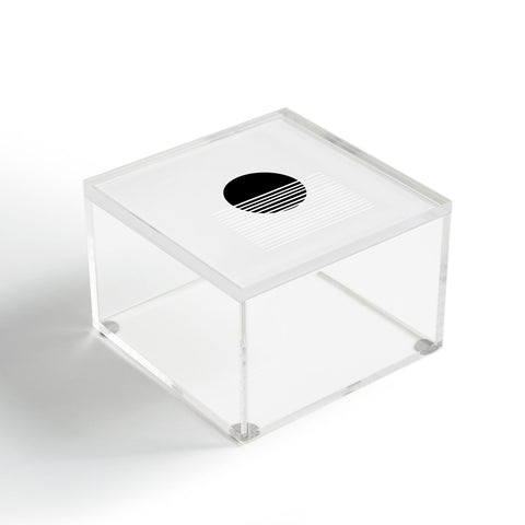 Mambo Art Studio Sunset Monochrome Acrylic Box