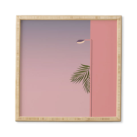 Mambo Art Studio Sunset Urban Landscape Framed Wall Art