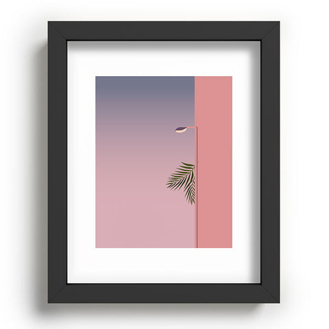 Mambo Art Studio Sunset Urban Landscape Recessed Framing Rectangle