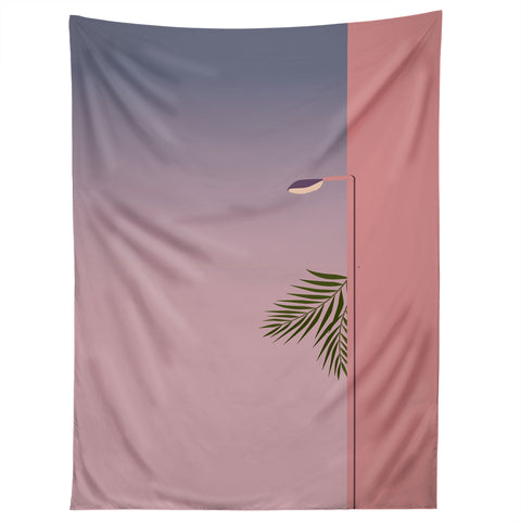 Mambo Art Studio Sunset Urban Landscape Tapestry