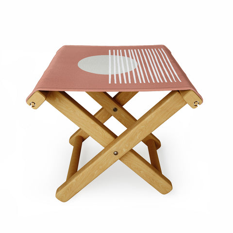 Mambo Art Studio Terracota Sunset Folding Stool