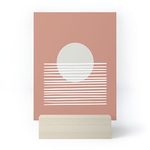 Mambo Art Studio Terracota Sunset Mini Art Print