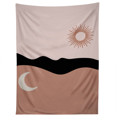 Mambo Art Studio The Sun and The Moon Tapestry