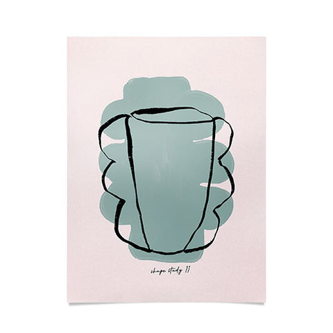 Mambo Art Studio Vase Shape Study 11 Poster