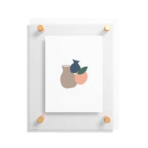 Mambo Art Studio Vases and Fruits Floating Acrylic Print