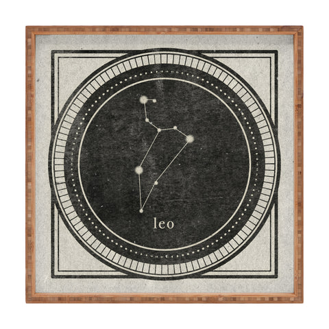 Mambo Art Studio Vintage Astrology Leo Square Tray