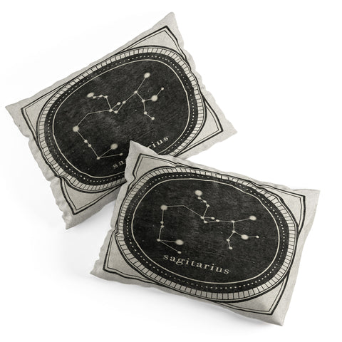 Mambo Art Studio Vintage Astrology Sagitarius Pillow Shams