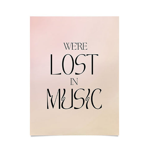 Mambo Art Studio We are lost in music Poster