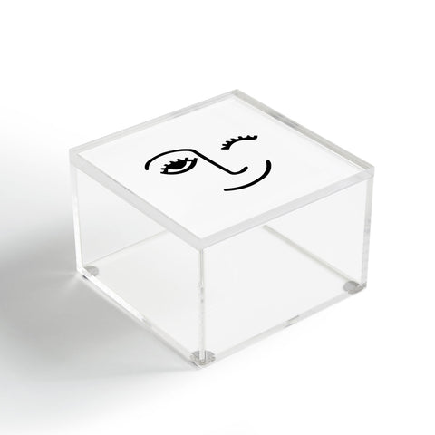 Mambo Art Studio Wink Face Acrylic Box