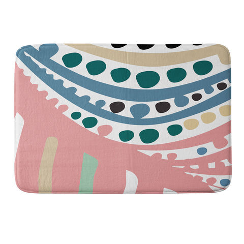 Mambo Art Studio Yayoi Memory Foam Bath Mat