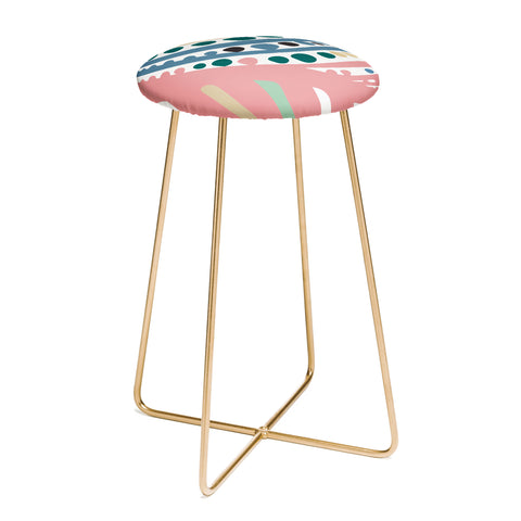 Mambo Art Studio Yayoi Counter Stool