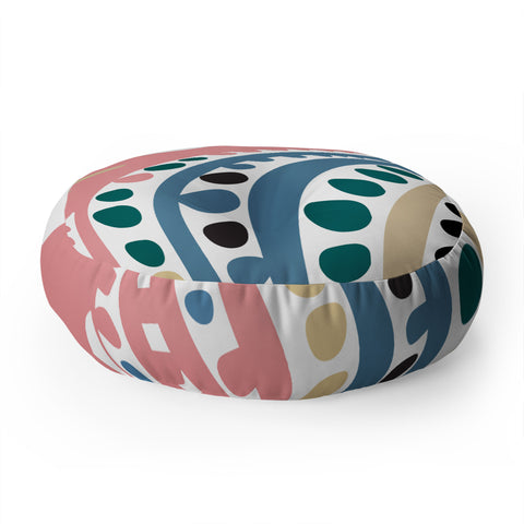 Mambo Art Studio Yayoi Floor Pillow Round
