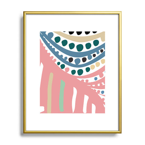 Mambo Art Studio Yayoi Metal Framed Art Print
