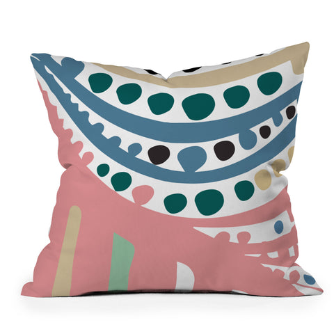 Mambo Art Studio Yayoi Throw Pillow