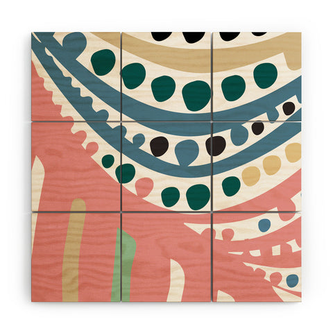 Mambo Art Studio Yayoi Wood Wall Mural