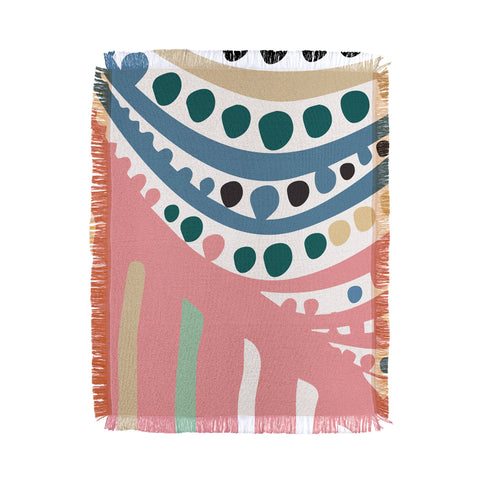 Mambo Art Studio Yayoi Throw Blanket