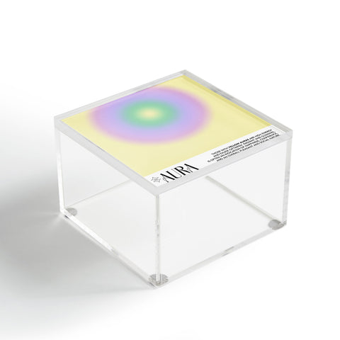 Mambo Art Studio Yellow Aura Acrylic Box