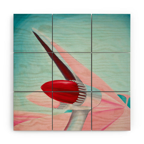 Mandy Hazell 1959 Cadillac Wood Wall Mural