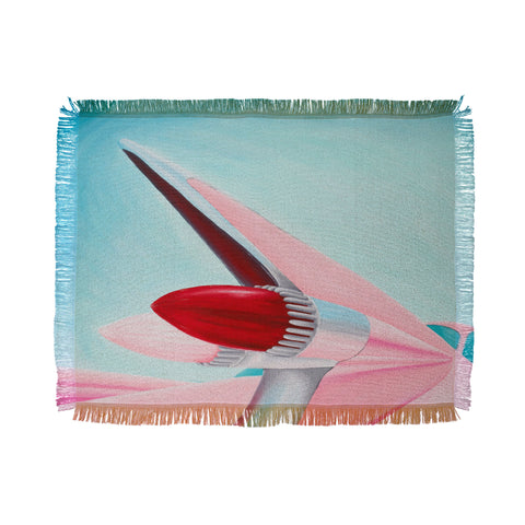 Mandy Hazell 1959 Cadillac Throw Blanket