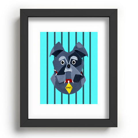 Mandy Hazell Dog Bot Recessed Framing Rectangle