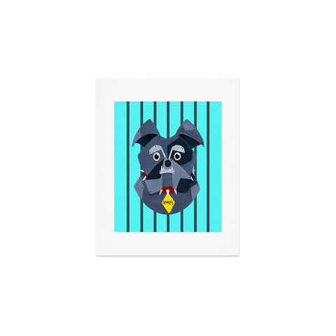 Mandy Hazell Dog Bot Art Print
