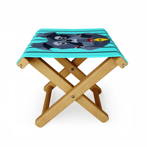 Mandy Hazell Dog Bot Folding Stool