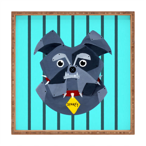 Mandy Hazell Dog Bot Square Tray