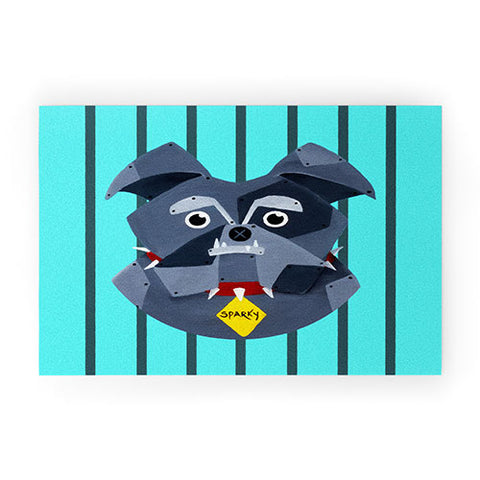 Mandy Hazell Dog Bot Welcome Mat