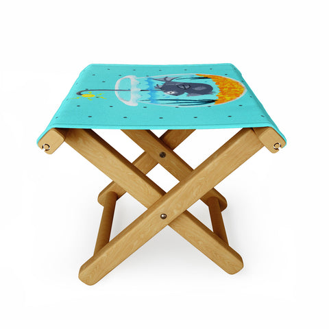 Mandy Hazell Fish Bot Folding Stool