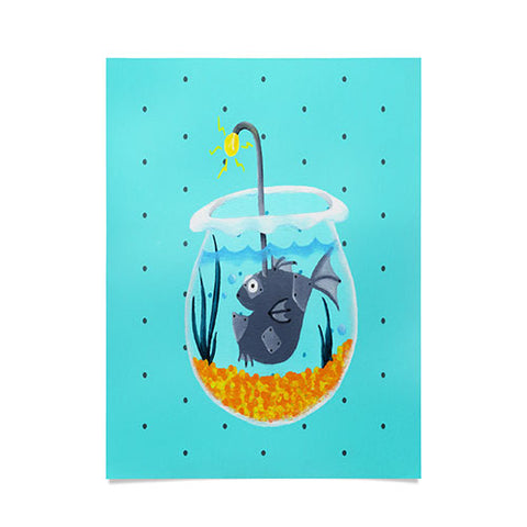 Mandy Hazell Fish Bot Poster