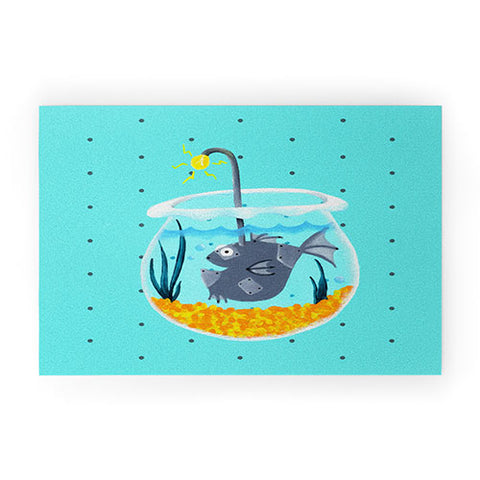 Mandy Hazell Fish Bot Welcome Mat