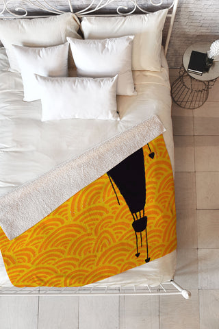 Mandy Hazell Float On Fleece Throw Blanket