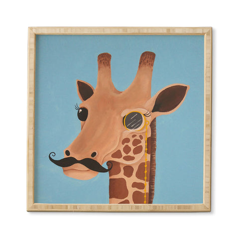 Mandy Hazell Gentleman Giraffe Framed Wall Art