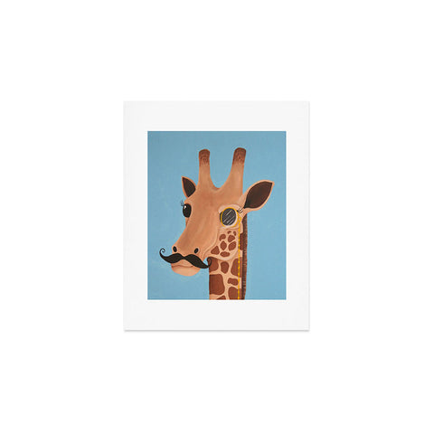 Mandy Hazell Gentleman Giraffe Art Print