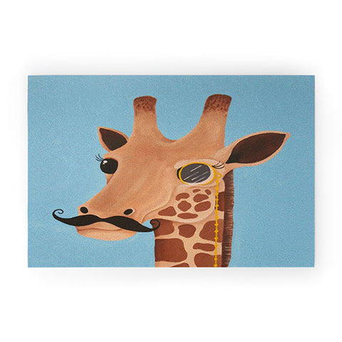Mandy Hazell Gentleman Giraffe Welcome Mat