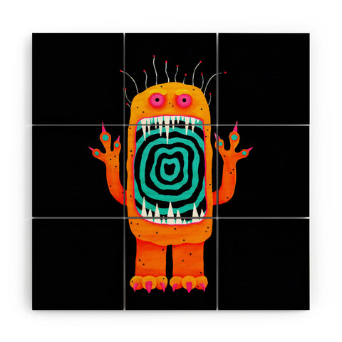 Mandy Hazell Hypno Monster Wood Wall Mural