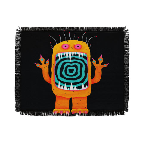 Mandy Hazell Hypno Monster Throw Blanket