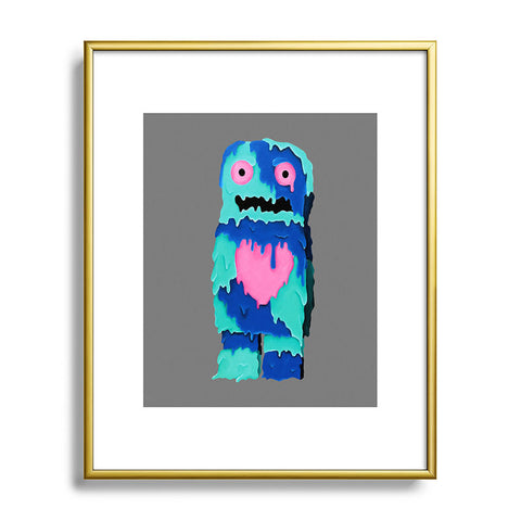 Mandy Hazell Melty Monster Metal Framed Art Print