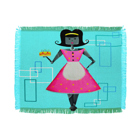 Mandy Hazell Mrs Bot Throw Blanket