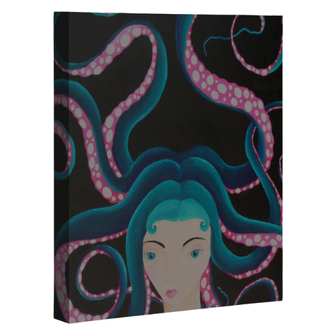 Mandy Hazell Octo Hair Art Canvas