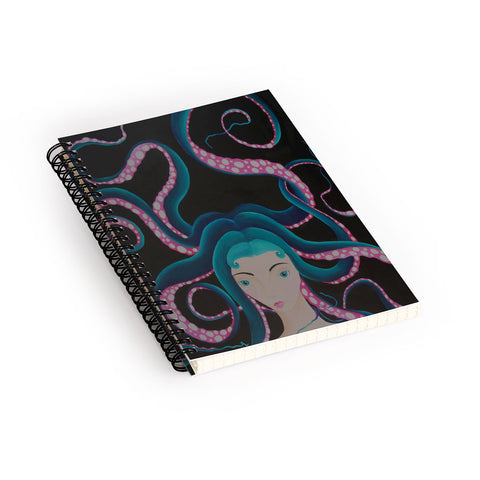 Mandy Hazell Octo Hair Spiral Notebook