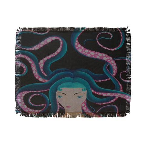 Mandy Hazell Octo Hair Throw Blanket